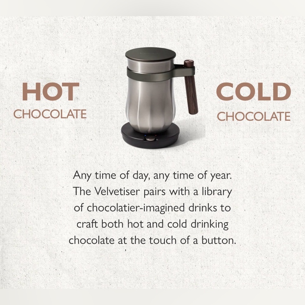 Pewter Velvetiser Hot Chocolate Maker - Picture 7 of 7